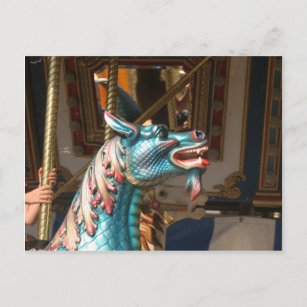 Carte Postale Carousel Seahorse