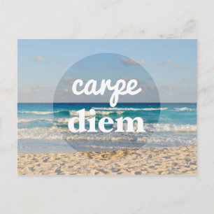 Carte postale Carpe Diem