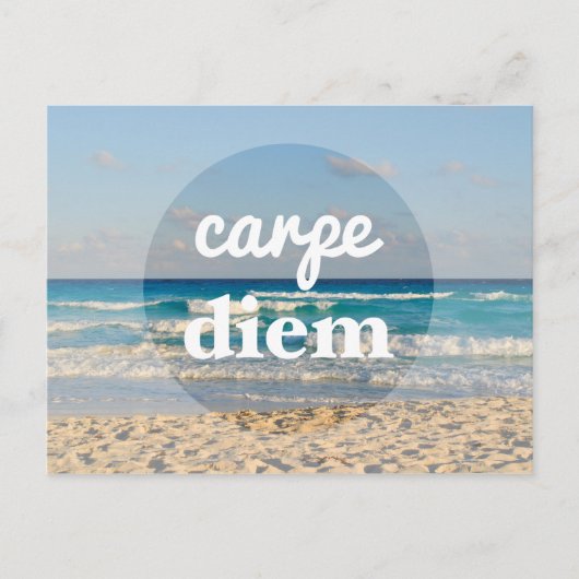 Carte postale Carpe Diem (Devant)