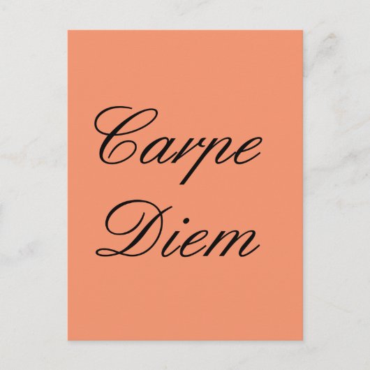 Carte Postale Carpe Diem (Devant)
