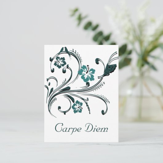 Carte postale Carpe Diem (Debout devant)