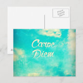 Carte Postale Carpe Diem (Devant / Derrière)