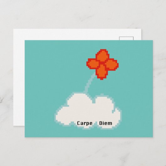 Carte Postale Carpe Diem (Devant / Derrière)