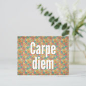 Carte Postale Carpe diem, Saisir le jour, Citations Motivationne (Debout devant)