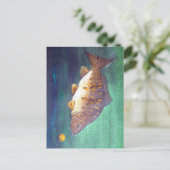 Carte Postale Carpe miroir (Debout devant)
