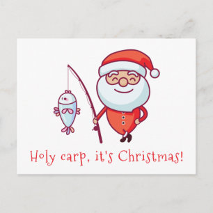 Carte Postale Carpe Saint c'est Noël