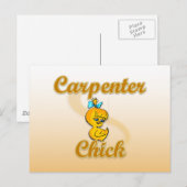 Carte Postale Carpenter Chick (Devant / Derrière)