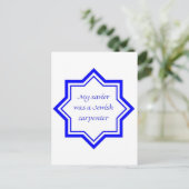 Carte Postale Carpenter juif (Debout devant)