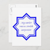 Carte Postale Carpenter juif (Devant / Derrière)