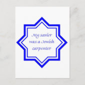 Carte Postale Carpenter juif (Devant)