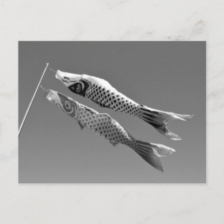 Carte Postale Carpes en forme de banderoles (Koinobori) : Tokyo,