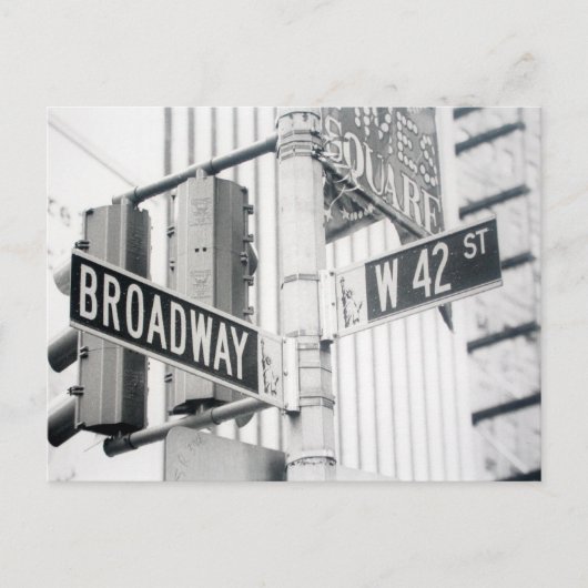 Carte postale Carré Broadway Times (Devant)