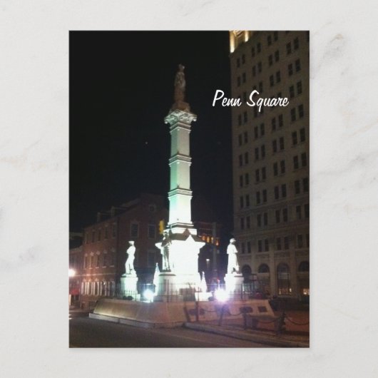 Carte Postale Carré de nuit (Devant)