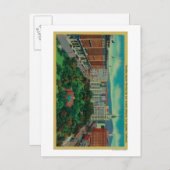 Carte Postale Carré de Pershing montrant Los Angeles (Devant / Derrière)