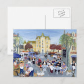 Carte Postale Carré de ville en Bourgogne (Devant / Derrière)