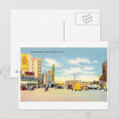 Carte Postale Carré du Journal, Jersey City, New Jersey (Devant / Derrière)