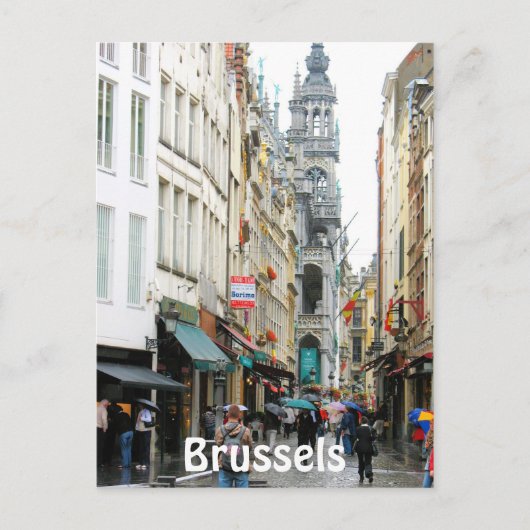 Carte Postale Carré du marché de Bruxelles (Devant)