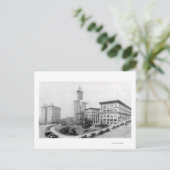 Carte Postale Carré du palais de justice et tour Smith à Seattle (Debout devant)