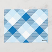 Carte Postale Carré géométrique Résumé 6 (Dos)