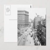 Carte Postale Carré public, Cleveland : 1915 (Devant / Derrière)