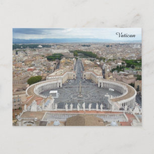 Carte Postale Carré Saint-Pierre Rome Italie