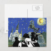 Carte Postale Carré Starry Night Jackson (Devant / Derrière)