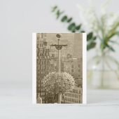 Carte Postale CARRÉ TEMPS vintage (Debout devant)