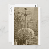 Carte Postale CARRÉ TEMPS vintage (Devant / Derrière)