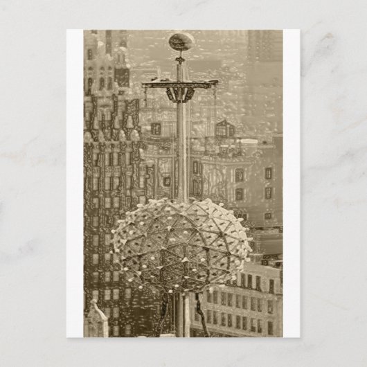 Carte Postale CARRÉ TEMPS vintage (Devant)