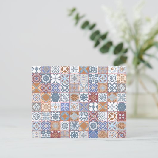 Carte Postale Carreau marocain coloré (Debout devant)