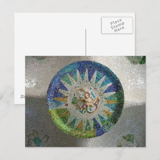 Carte Postale Carreaux (Devant / Derrière)