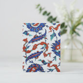 Carte Postale Carreaux à fleurs turcs (Debout devant)