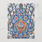 Carte Postale Carreaux à fleurs turcs (Devant)