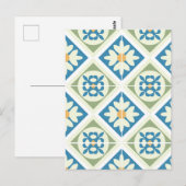 Carte Postale Carreaux andalous 13 (Devant / Derrière)