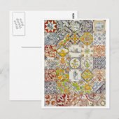 Carte Postale Carreaux de céramique hollandais (Devant / Derrière)