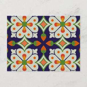 Carte Postale Carreaux de coeurs anciens