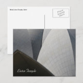 Carte Postale carreaux de lotus (Devant / Derrière)