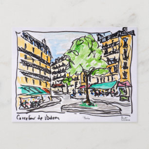Carte Postale Carrefour de l'Odeon, Paris, France