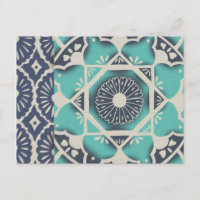 Carrelage bleu Batik II