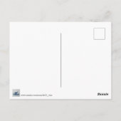 Carte Postale Carrelage Bleu Delft antique - Grouse dans l'Herbe (Dos)