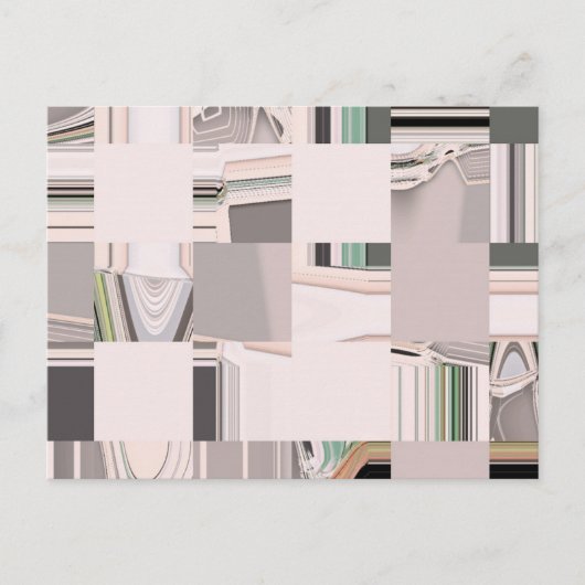 Carte Postale Carrelage d'art Abstrait (Devant)
