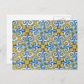 Carte Postale Carrelage espagnol (Devant / Derrière)