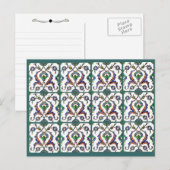 Carte Postale Carrelage vert-Turquie (Devant / Derrière)