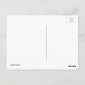 Carte Postale Carrés bleus dans un Motif géométrique (Dos)