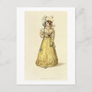 Carte Postale Carriage Costume, fashion plate from Ackermann's R