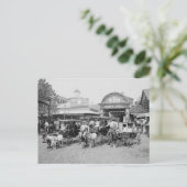 Carte Postale Carriages de chèvres à Coney Island, 1910 (Debout devant)