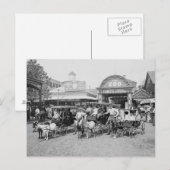 Carte Postale Carriages de chèvres à Coney Island, 1910 (Devant / Derrière)