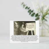 Carte Postale Carrie Catt - Féministe (Debout devant)