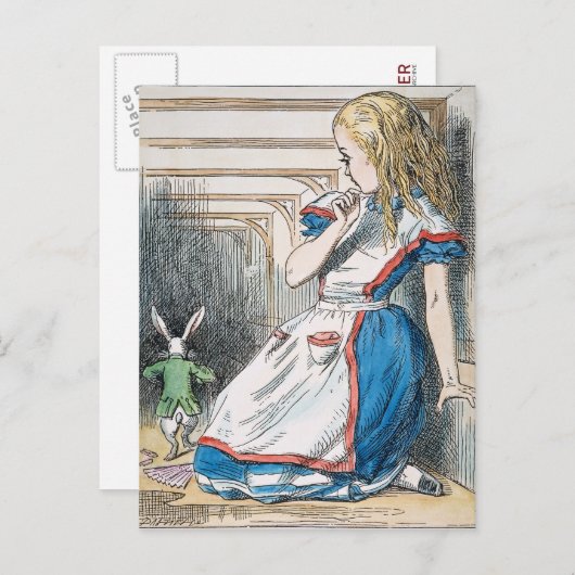 Carte Postale Carroll : Alice, 1865 (Devant / Derrière)