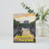 Carte Postale Carroll Creek Frederick Maryland #5 (Debout devant)